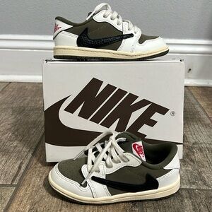 2024 Travis Scott x Air Jordan 1 Retro Low OG SP TD Reverse Olive / Medium Olive